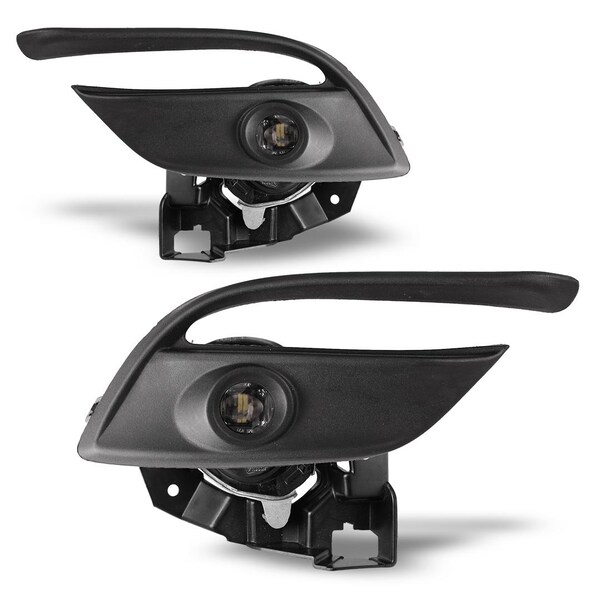 Winjet Ledfog Light - Clear Wiring Kit Included CFWJ-0540-C - main